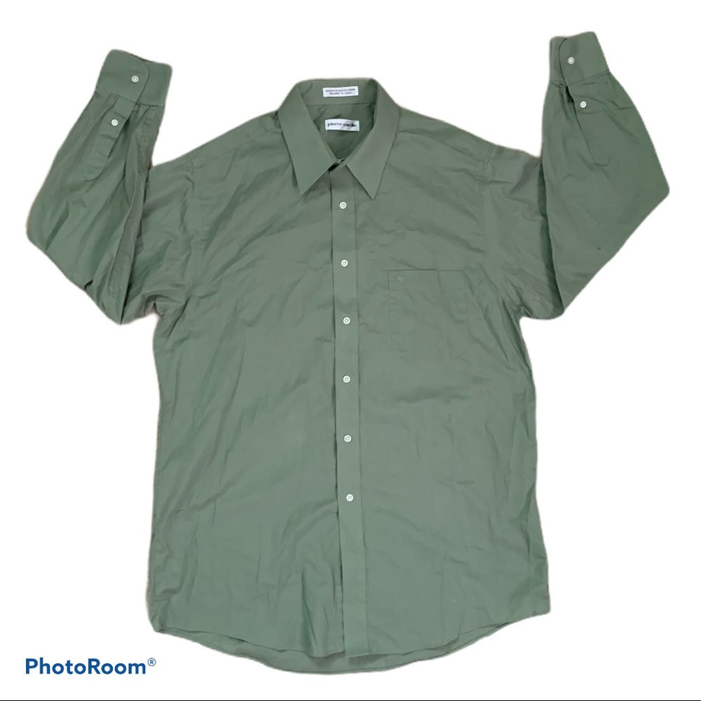 Pierre Cardin Size 16 1/2 34/35 Button Down Shirt